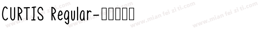 CURTIS Regular字体转换